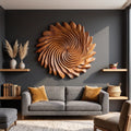 Modern 3D Wood Wall Art For Living Room