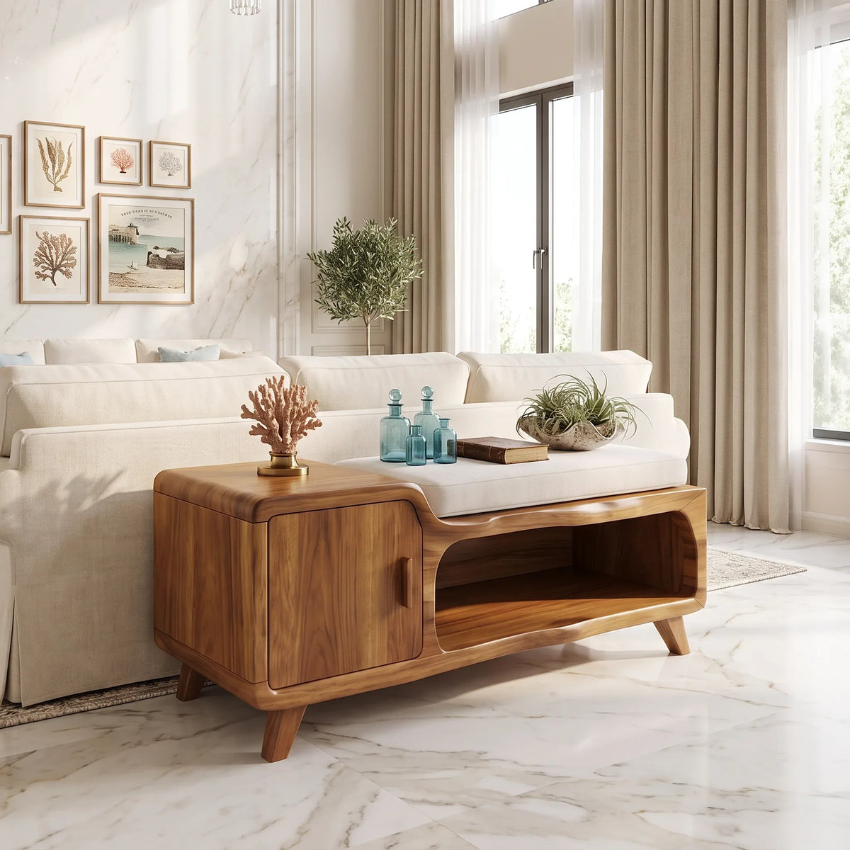 Farmhouse Entryway Bench Cushion For Modern Living Room