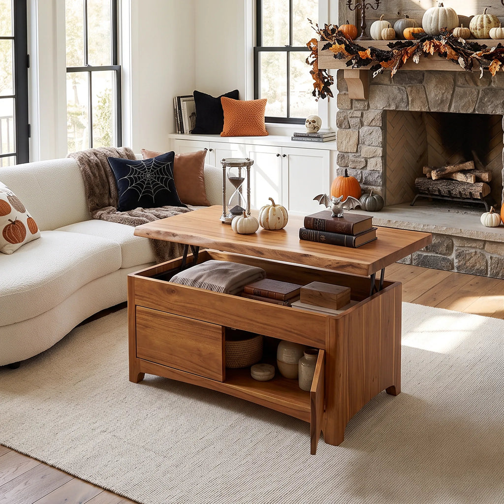 Handcrafted Halloween Coffee Table With Storage Luxury Residence