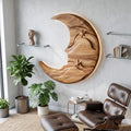 Mid Century Wooden Wall Decor For Reading Nook