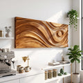 Mid Century Modern Wood Wall Art For Kitchen