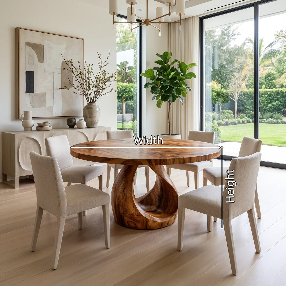 Welcoming Round Dining Table Dining Room Table Modern Dining Table Teardrop Base For Dining Room