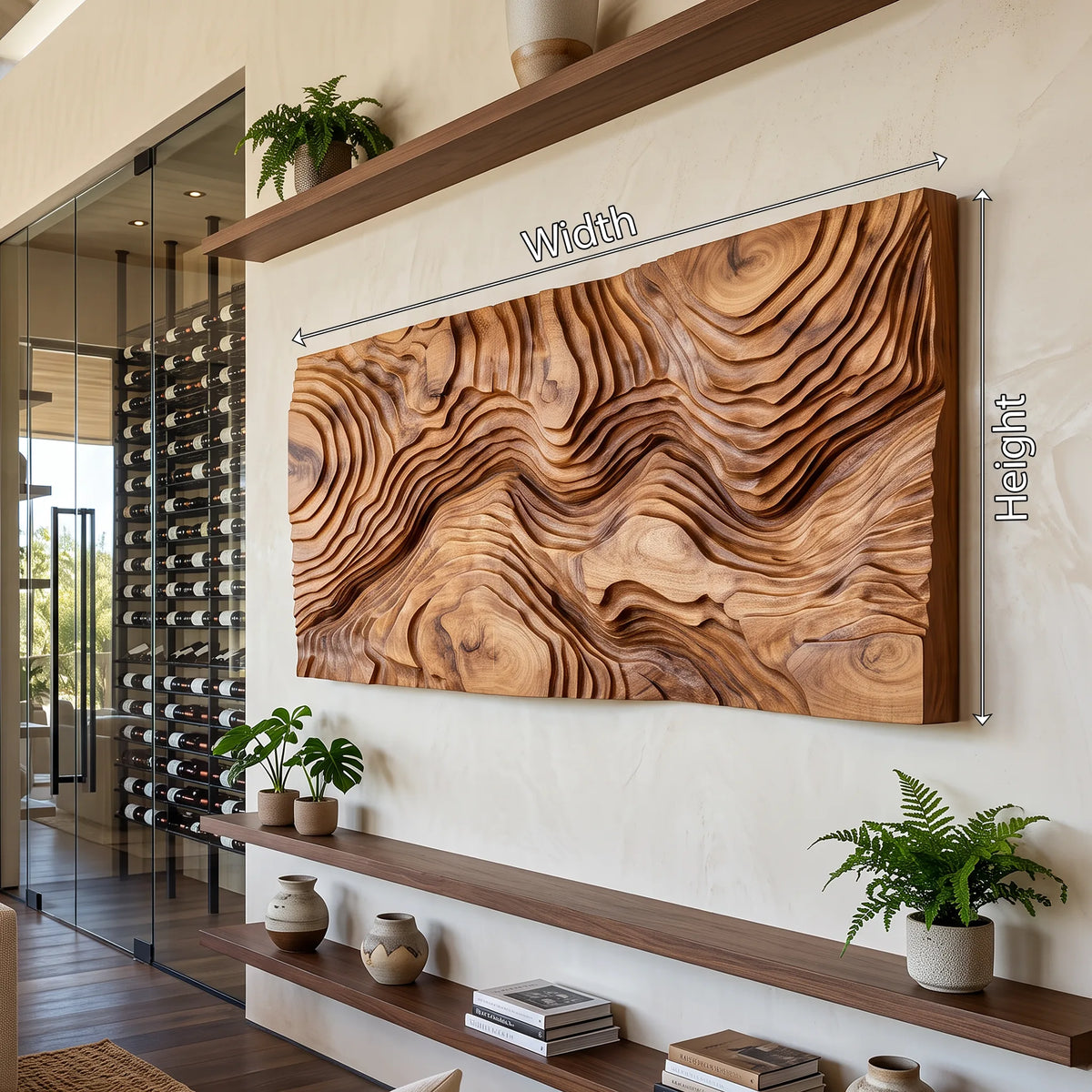Farmhouse 3D Wood Wall Art For Dining Room