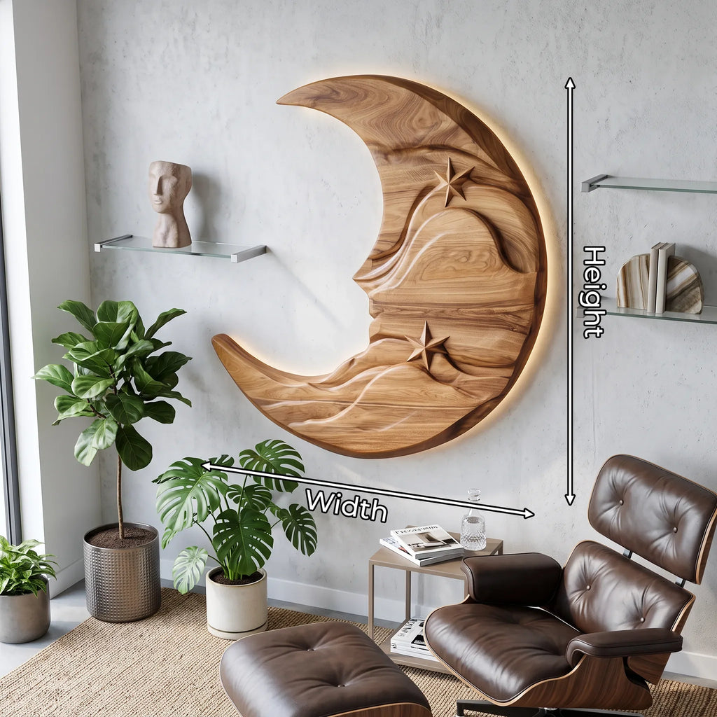 Mid Century Wooden Wall Decor For Reading Nook