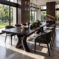 Organic Dining Table With Sculptural Root Form Base For Dining Room