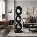 Organic Modern Wooden Sculpture For Rooftop Terrace Decor