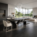 Elegant Dining Table Wooden Dining Table Rectangle Dining Table Infinity Base For Dining Room
