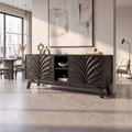 Refined Sideboard Storage Cabinet Modern Sideboard Buffet Cabinet Leaf Carving For Living Room