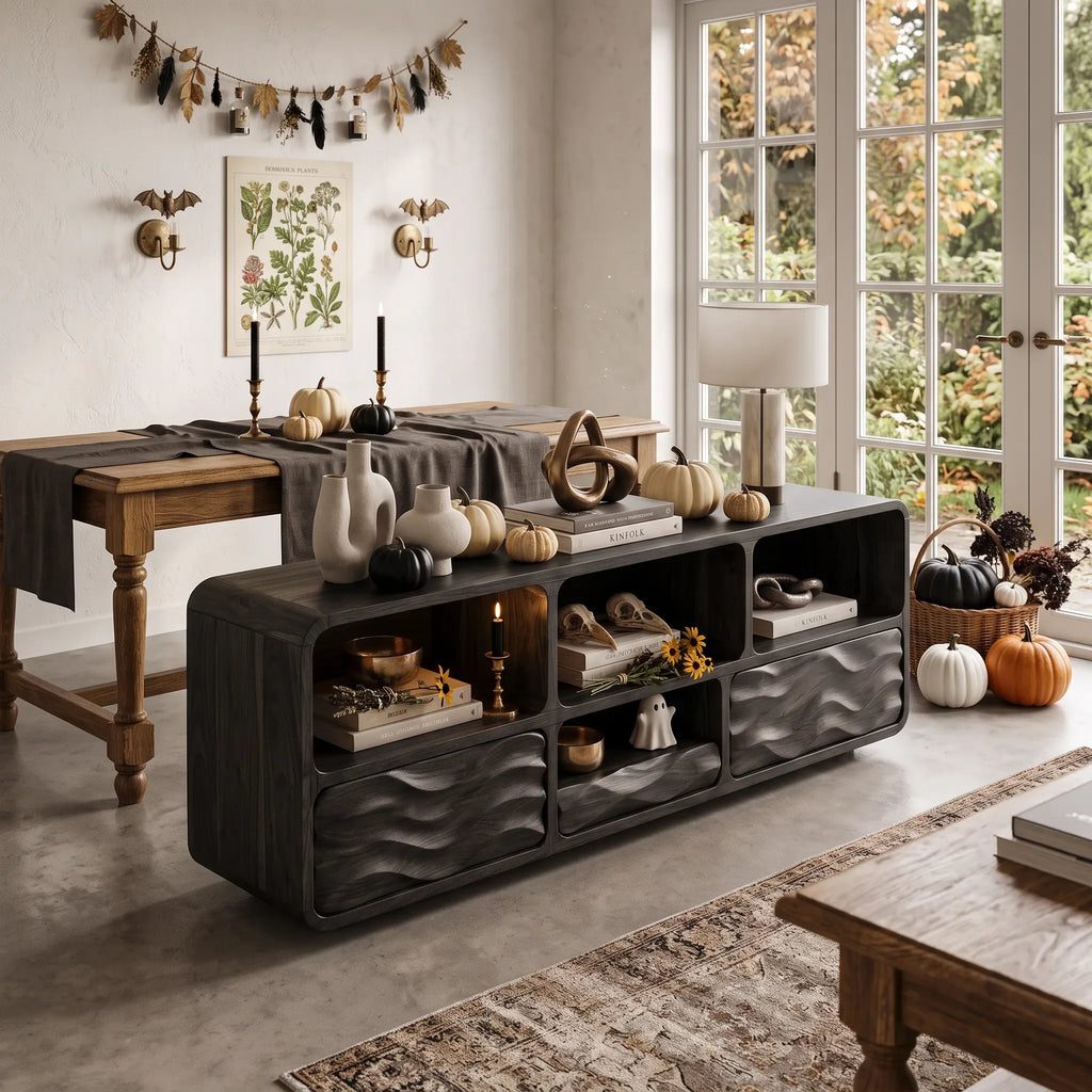 Rustic Halloween Hallway Table Modern Bedroom
