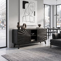 Radiant Sideboard Sideboard Cabinet Buffet Cabinet Sunburst Doors For Living Room