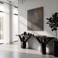 Live Edge Branch Console Table For Modern Hallway