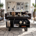 Handcrafted Lift Top Storage Coffee Table Luxury Apartment