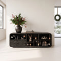 Scandinavian Nutcracker Sofa Table Cozy Bedroom