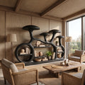 Organic Sculptural Mushroom Bookcase Modern Living Room