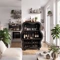 Organic Modern Wine Bar Cabinet Living Room