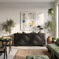 Contemporary Carved Sideboard Cabinet City Apartment