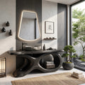 Mediterranean Bathroom Vanity Cabinet Luxury Villa