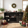 Organic Modern Christmas Bar Cabinet Living Room
