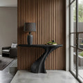 Modern Sculptural Pedestal Console Table For Hallway