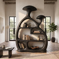 Organic Curved Mushroom Bookshelf Modern Living Room