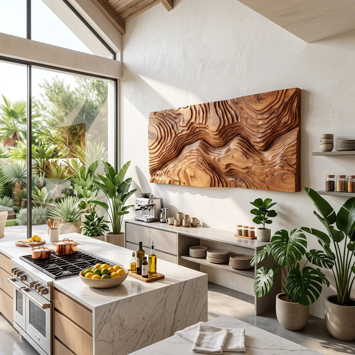 Farmhouse 3D Wood Wall Art For Dining Room