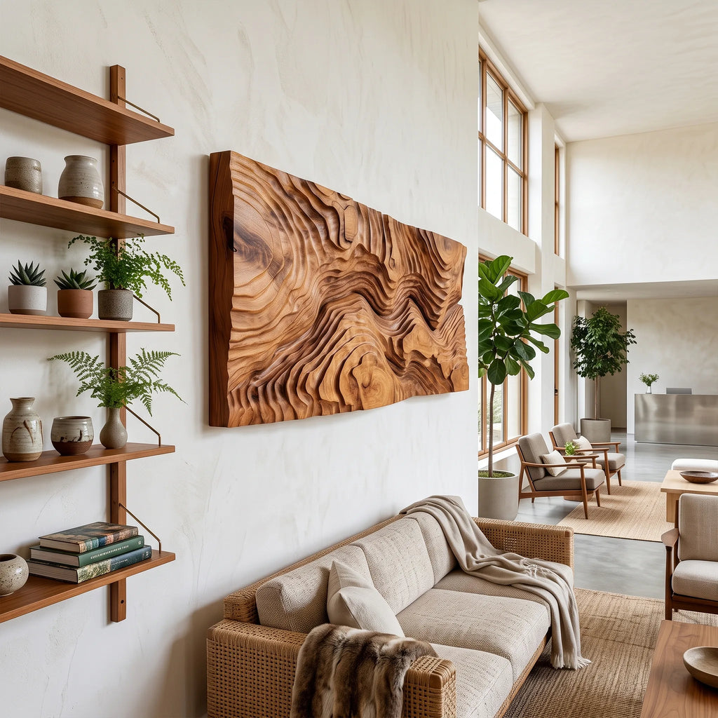 Farmhouse 3D Wood Wall Art For Dining Room