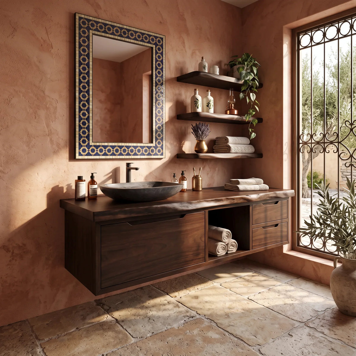 Contemporary Double Sink Bathroom Vanity Modern Ensuite