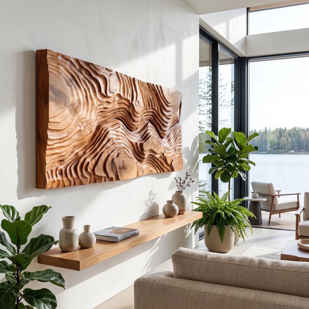 Farmhouse 3D Wood Wall Art For Dining Room
