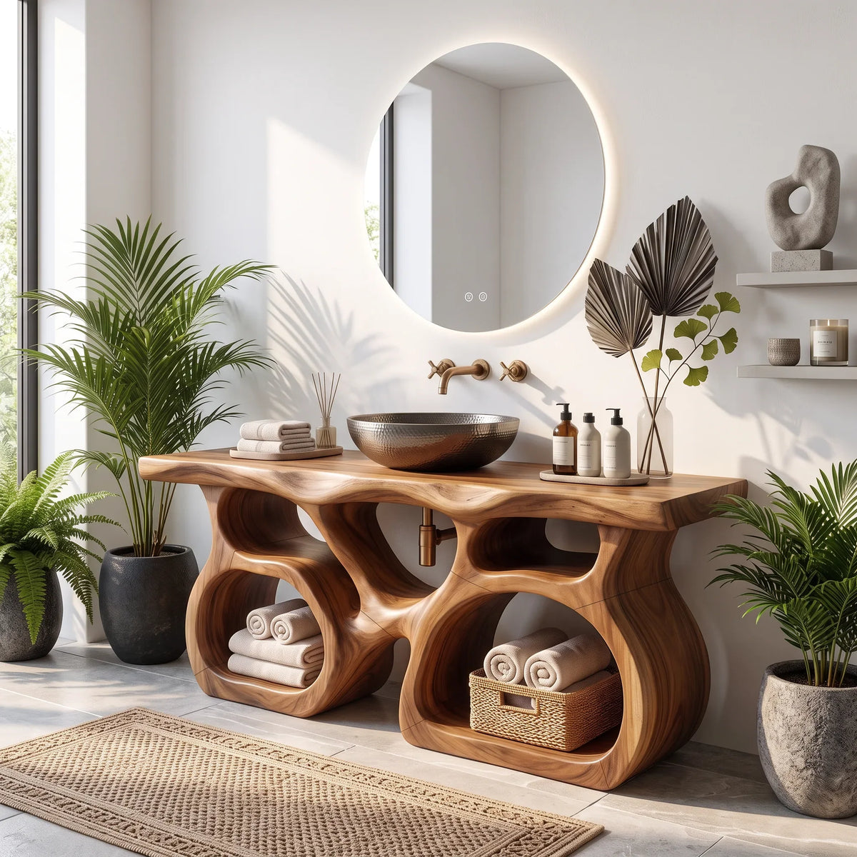 Mid Century Bathroom Sink Vanity Luxury Ensuite