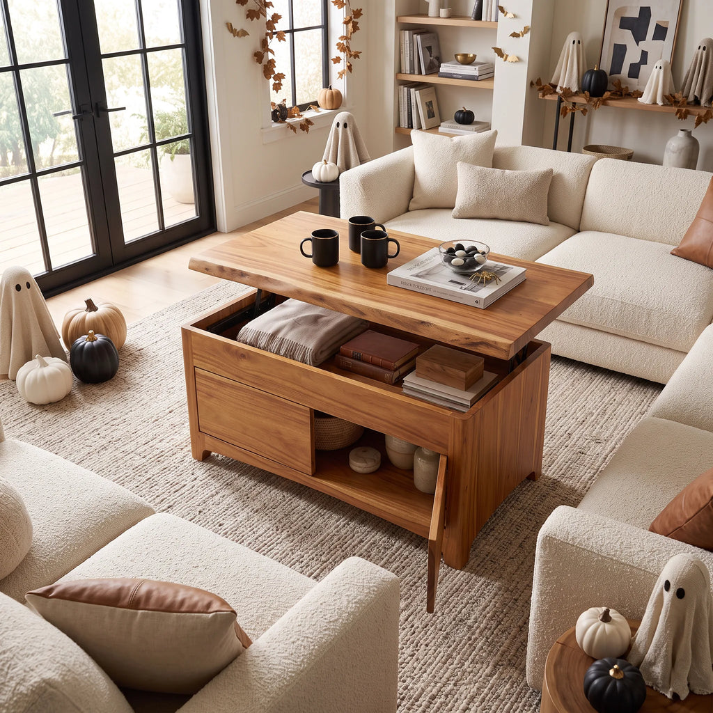 Handcrafted Halloween Coffee Table With Storage Luxury Residence