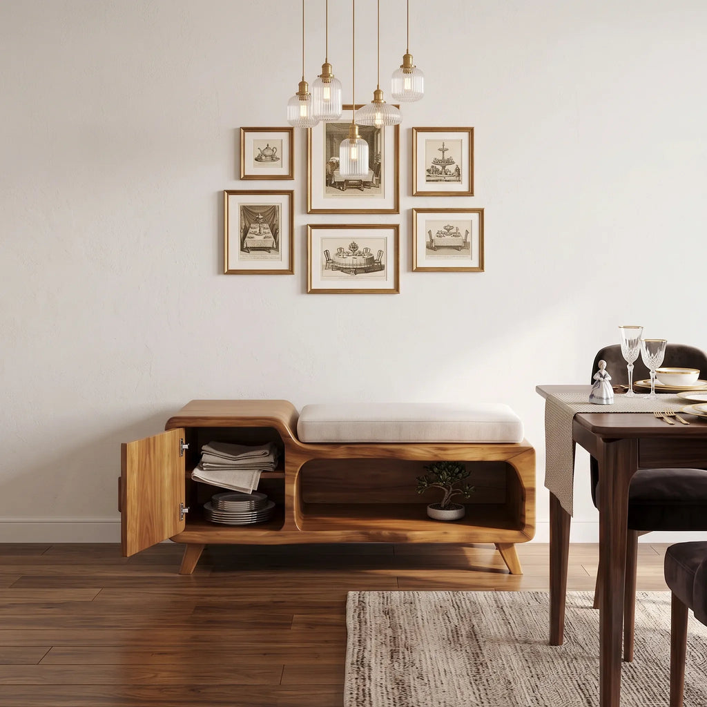 Farmhouse Entryway Bench Cushion For Modern Living Room