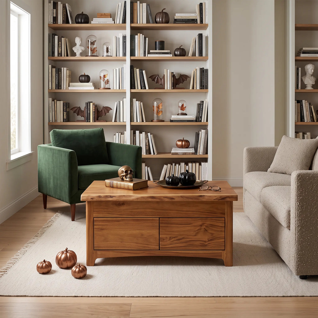 Handcrafted Halloween Coffee Table With Storage Luxury Residence